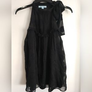 SHE & SKY black blouse Sz L